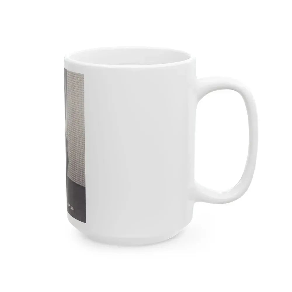 Bettie Page #569 (Vintage Female Icon) White Coffee Mug - Go Mug Yourself