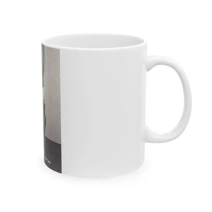 Bettie Page #569 (Vintage Female Icon) White Coffee Mug - Go Mug Yourself