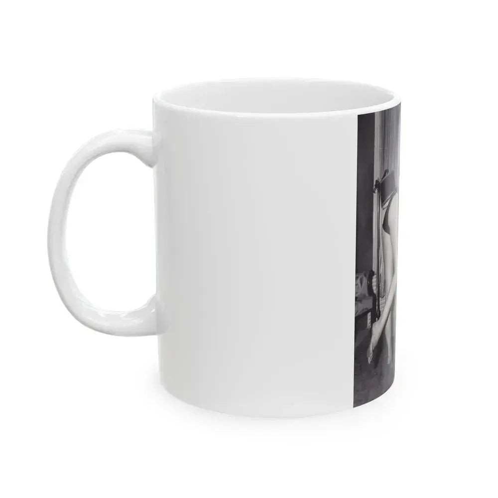 Bettie Page #569 (Vintage Female Icon) White Coffee Mug - Go Mug Yourself