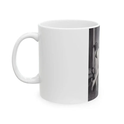 Bettie Page #569 (Vintage Female Icon) White Coffee Mug - Go Mug Yourself