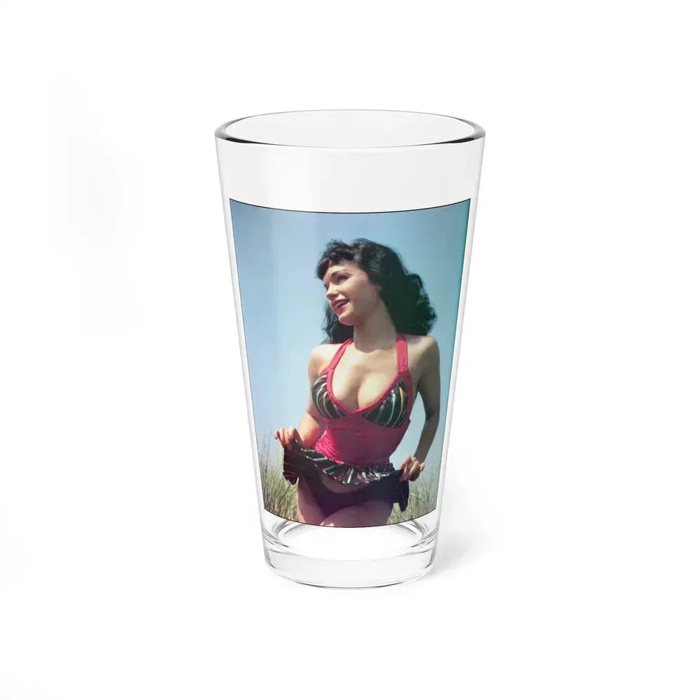 Bettie Page #57 (Vintage Female Icon) Pint Glass 16oz 16oz - Go Mug Yourself