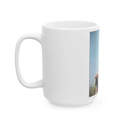 Bettie Page #57 (Vintage Female Icon) White Coffee Mug - Go Mug Yourself