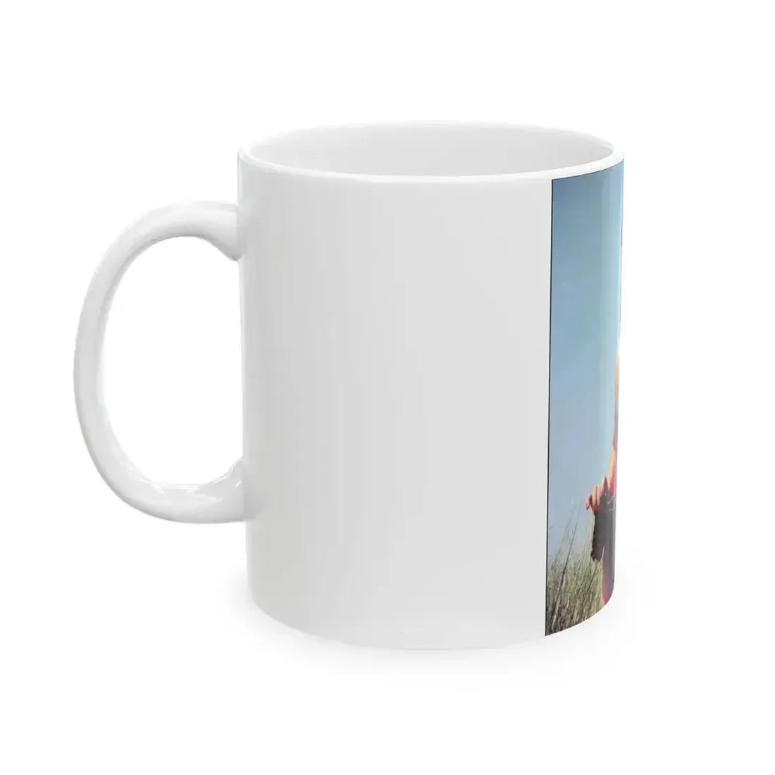 Bettie Page #57 (Vintage Female Icon) White Coffee Mug - Go Mug Yourself