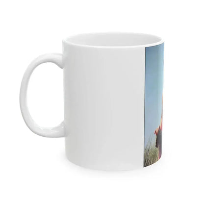 Bettie Page #57 (Vintage Female Icon) White Coffee Mug - Go Mug Yourself