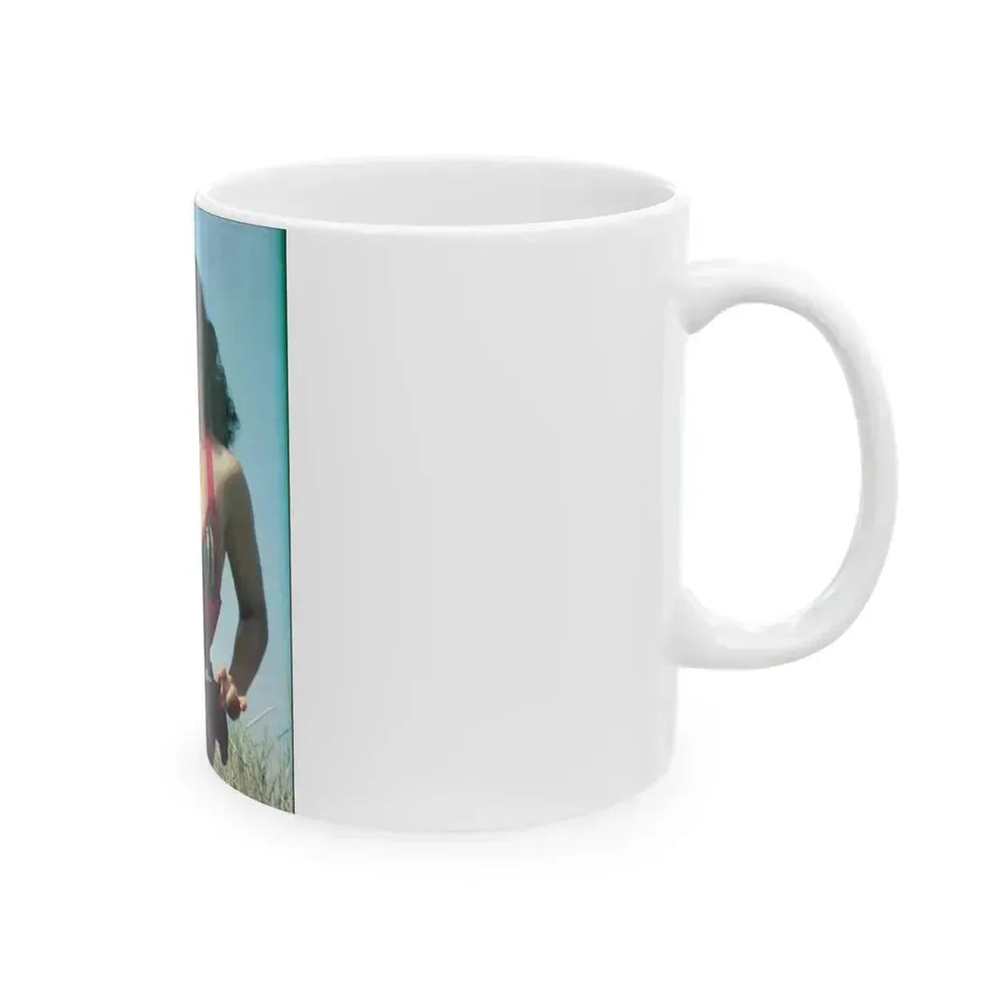 Bettie Page #57 (Vintage Female Icon) White Coffee Mug - Go Mug Yourself