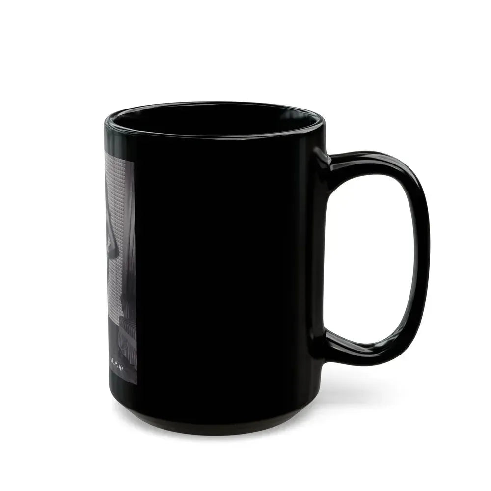 Bettie Page #570 (Vintage Female Icon) Black Coffee Mug - Go Mug Yourself