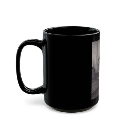 Bettie Page #570 (Vintage Female Icon) Black Coffee Mug - Go Mug Yourself
