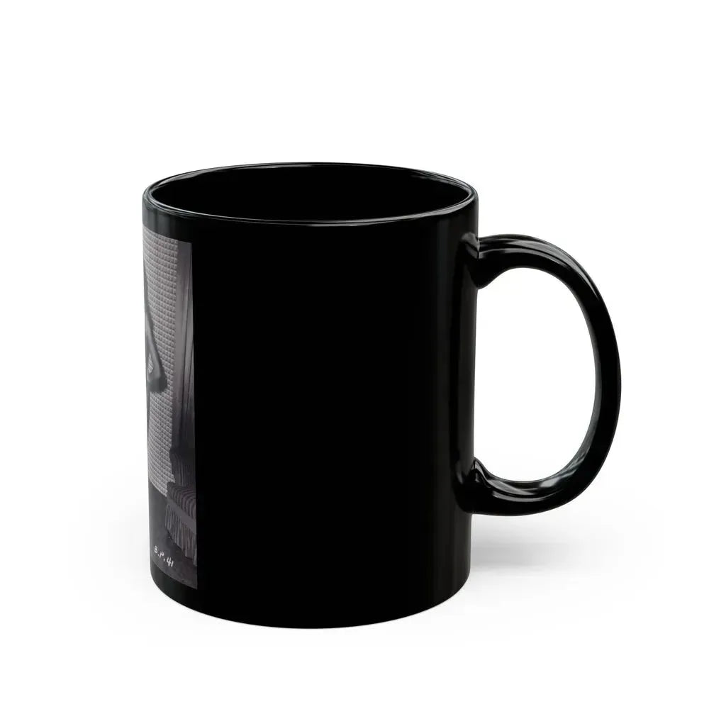 Bettie Page #570 (Vintage Female Icon) Black Coffee Mug - Go Mug Yourself