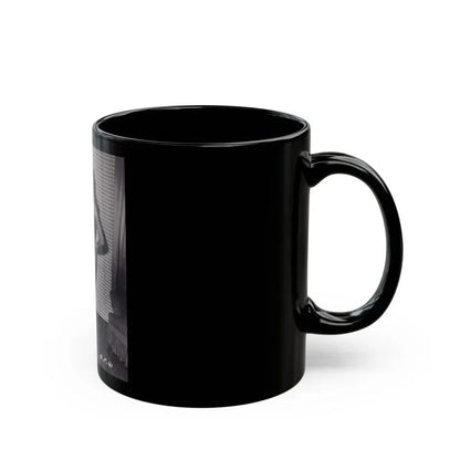 Bettie Page #570 (Vintage Female Icon) Black Coffee Mug - Go Mug Yourself