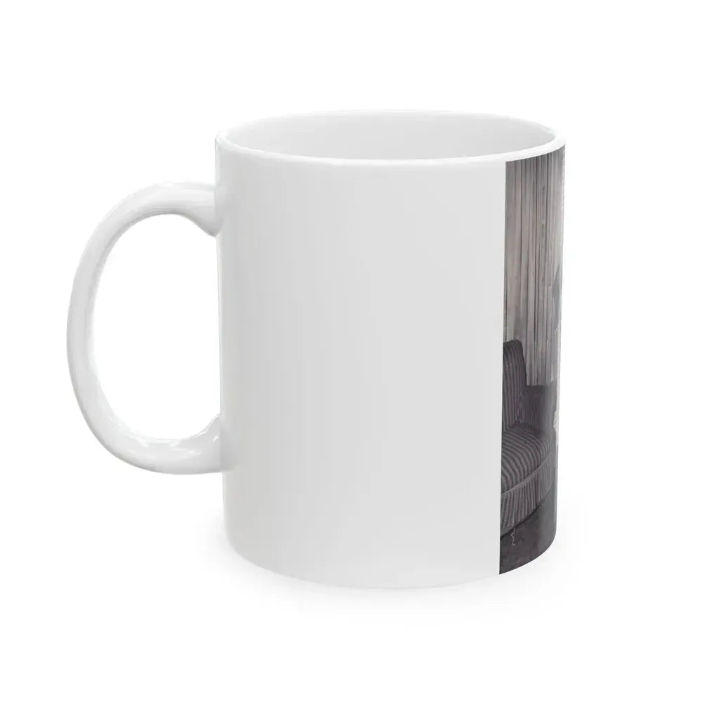 Bettie Page #570 (Vintage Female Icon) White Coffee Mug - Go Mug Yourself