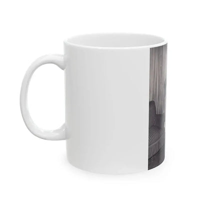 Bettie Page #570 (Vintage Female Icon) White Coffee Mug - Go Mug Yourself