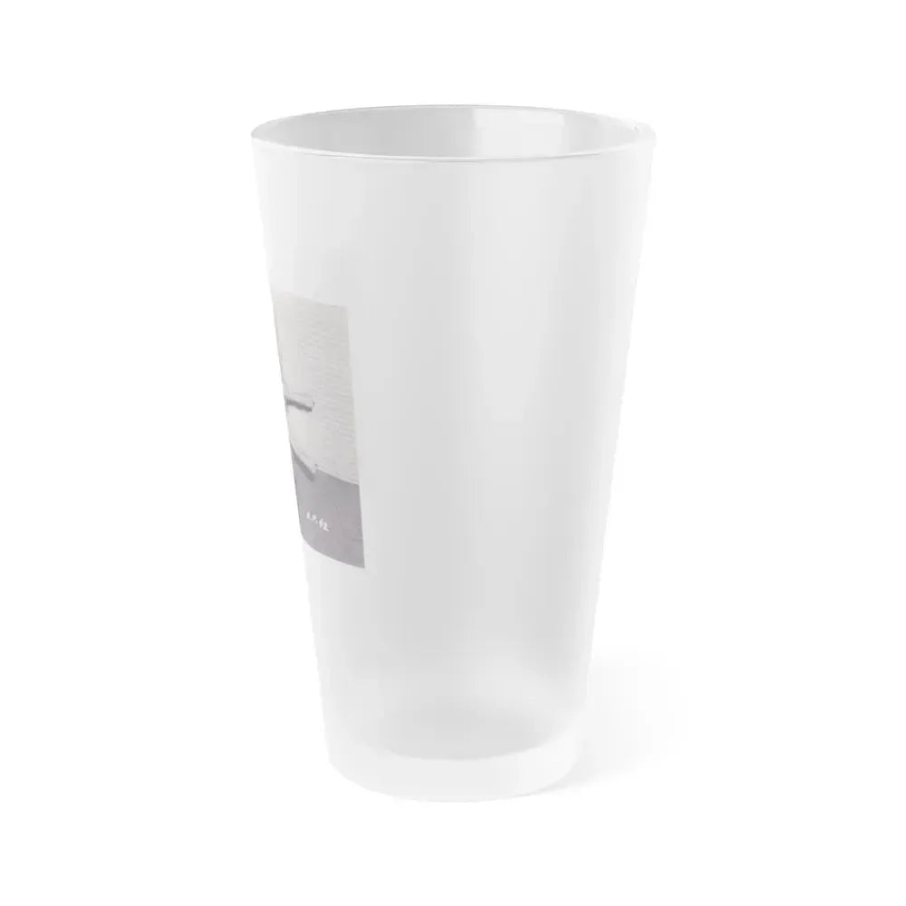 Bettie Page #571 (Vintage Female Icon) Frosted Pint Glass 16oz - Go Mug Yourself