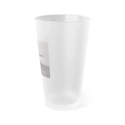 Bettie Page #571 (Vintage Female Icon) Frosted Pint Glass 16oz - Go Mug Yourself