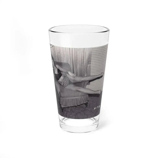 Bettie Page #571 (Vintage Female Icon) Pint Glass 16oz 16oz - Go Mug Yourself