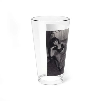 Bettie Page #571 (Vintage Female Icon) Pint Glass 16oz - Go Mug Yourself