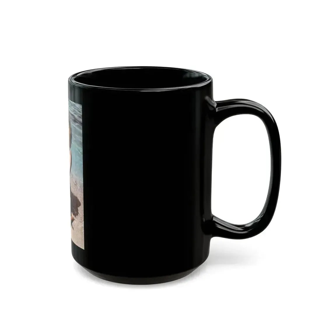 Bettie Page #574 (Vintage Female Icon) Black Coffee Mug - Go Mug Yourself