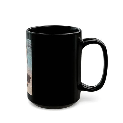 Bettie Page #574 (Vintage Female Icon) Black Coffee Mug - Go Mug Yourself