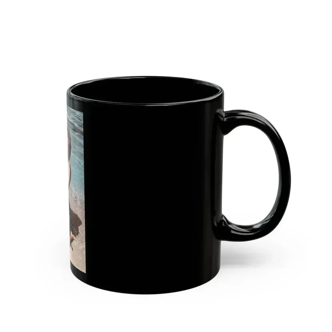 Bettie Page #574 (Vintage Female Icon) Black Coffee Mug - Go Mug Yourself