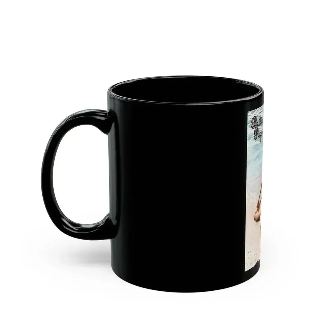 Bettie Page #574 (Vintage Female Icon) Black Coffee Mug - Go Mug Yourself