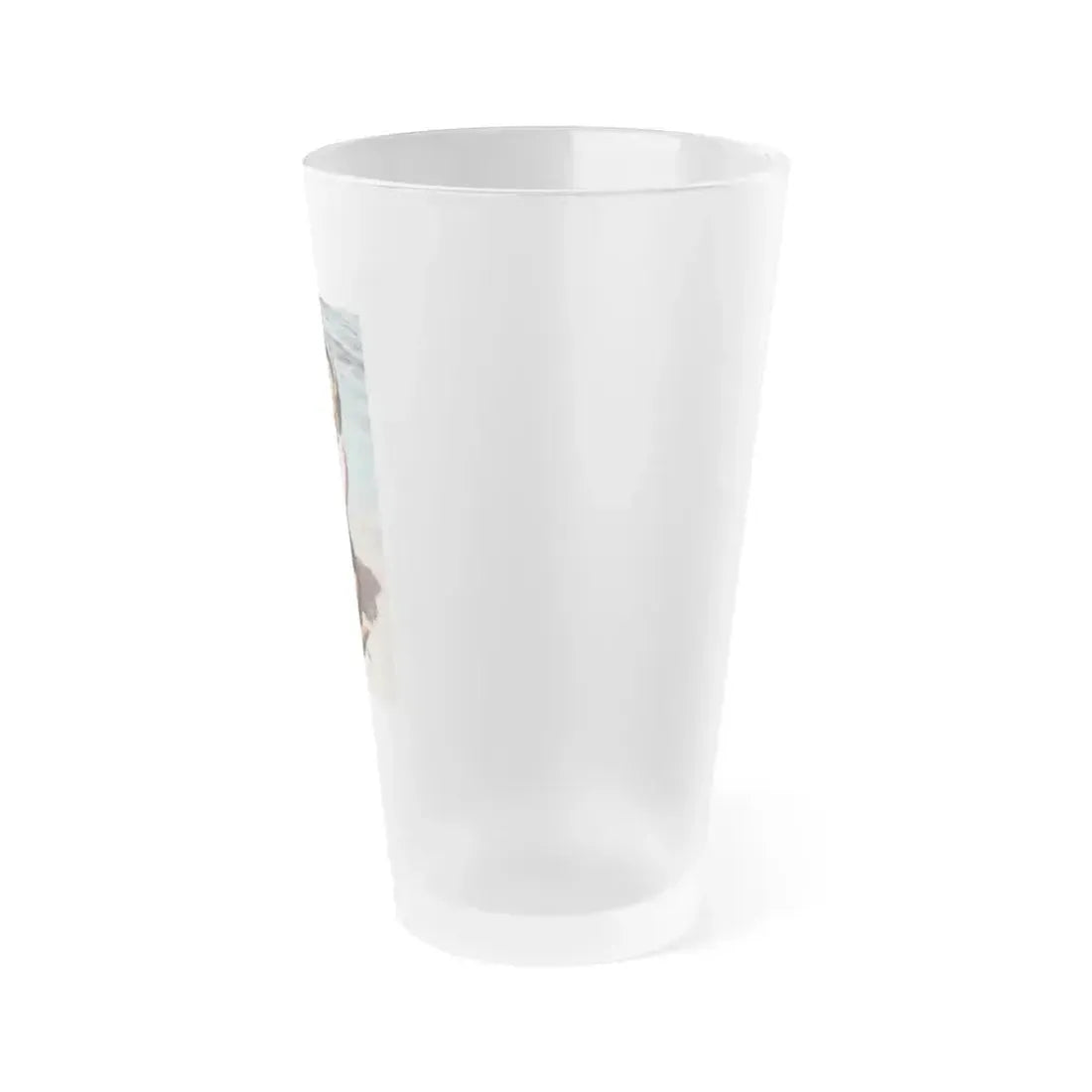 Bettie Page #574 (Vintage Female Icon) Frosted Pint Glass 16oz - Go Mug Yourself