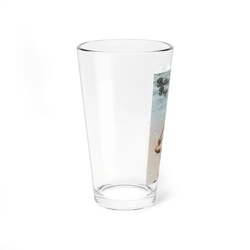 Bettie Page #574 (Vintage Female Icon) Pint Glass 16oz - Go Mug Yourself