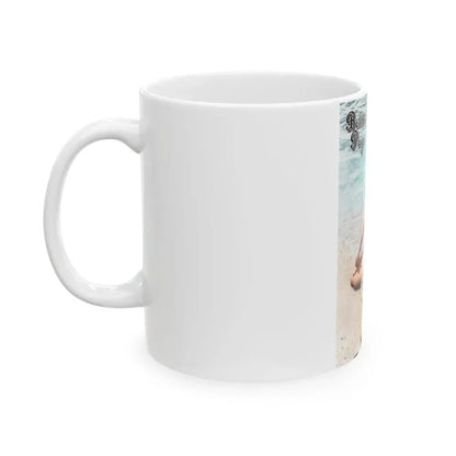 Bettie Page #574 (Vintage Female Icon) White Coffee Mug - Go Mug Yourself