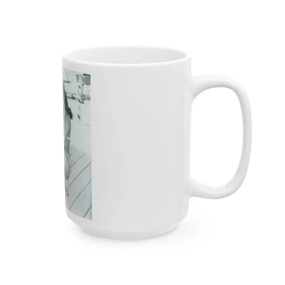 Bettie Page #575 (Vintage Female Icon) White Coffee Mug - Go Mug Yourself