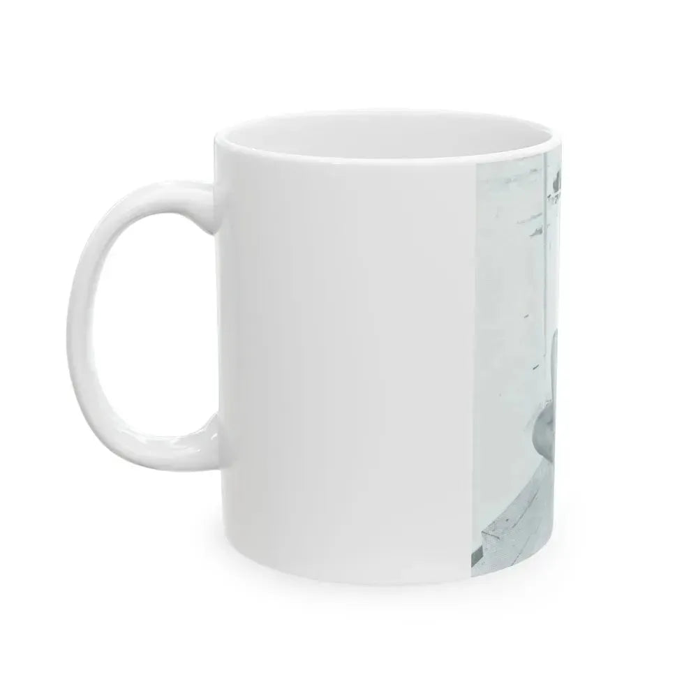 Bettie Page #575 (Vintage Female Icon) White Coffee Mug - Go Mug Yourself