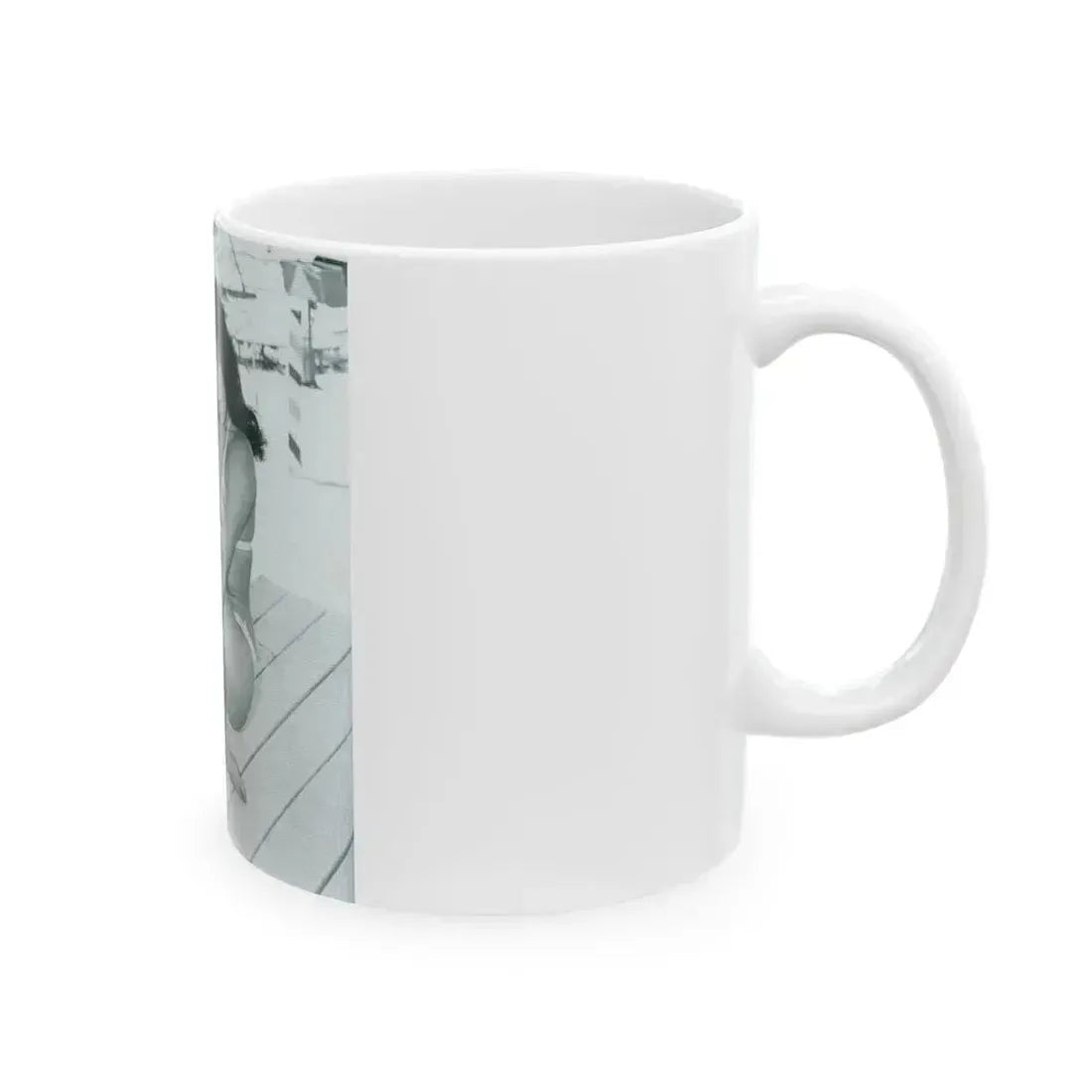 Bettie Page #575 (Vintage Female Icon) White Coffee Mug - Go Mug Yourself