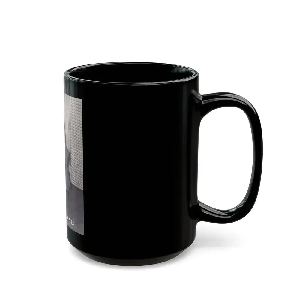 Bettie Page #576 (Vintage Female Icon) Black Coffee Mug - Go Mug Yourself