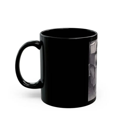 Bettie Page #576 (Vintage Female Icon) Black Coffee Mug - Go Mug Yourself