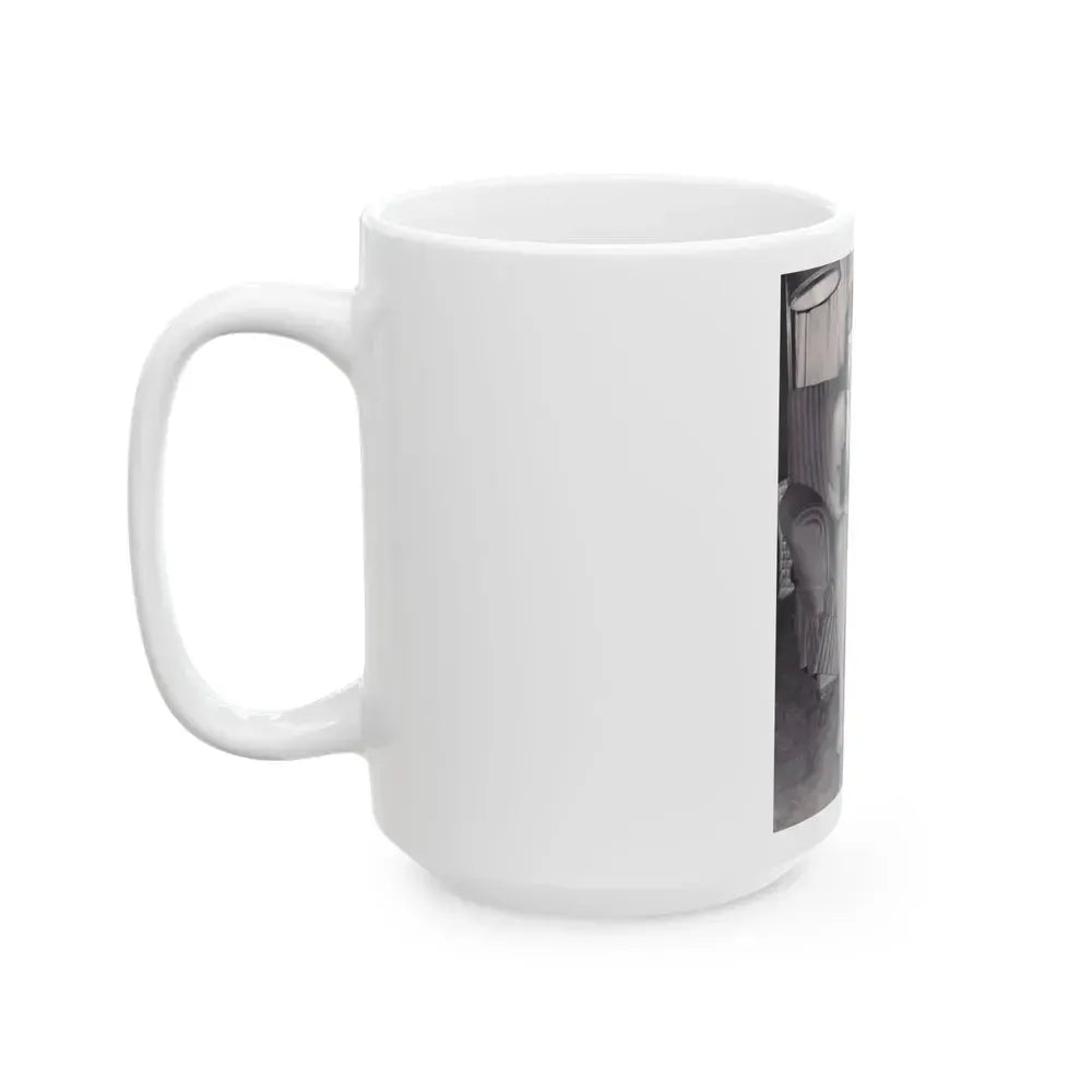 Bettie Page #576 (Vintage Female Icon) White Coffee Mug - Go Mug Yourself
