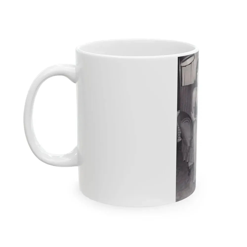 Bettie Page #576 (Vintage Female Icon) White Coffee Mug - Go Mug Yourself