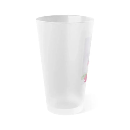 Bettie Page #58 (Vintage Female Icon) Frosted Pint Glass 16oz - Go Mug Yourself