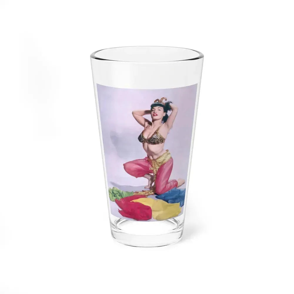 Bettie Page #58 (Vintage Female Icon) Pint Glass 16oz 16oz - Go Mug Yourself