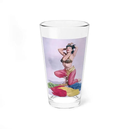Bettie Page #58 (Vintage Female Icon) Pint Glass 16oz 16oz - Go Mug Yourself
