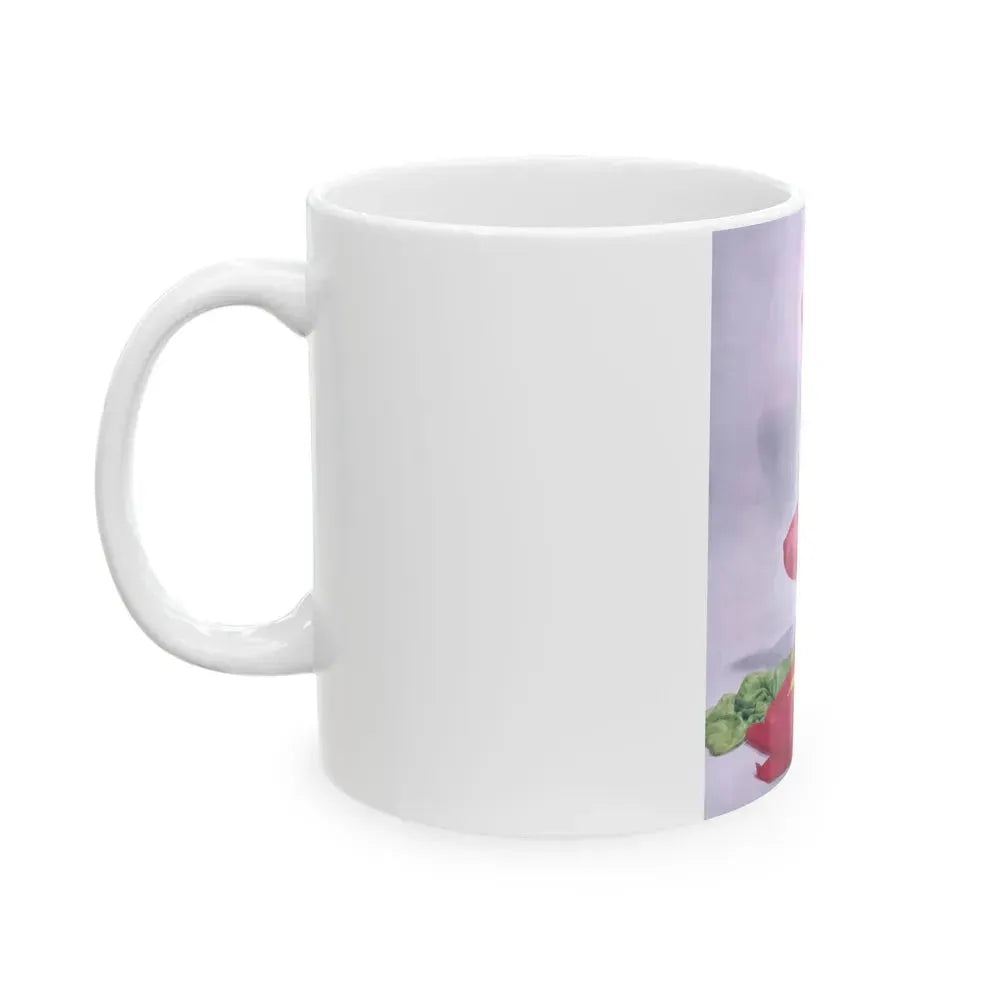 Bettie Page #58 (Vintage Female Icon) White Coffee Mug - Go Mug Yourself
