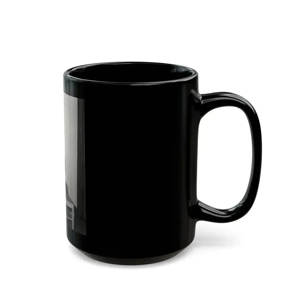 Bettie Page #586 (Vintage Female Icon) Black Coffee Mug - Go Mug Yourself