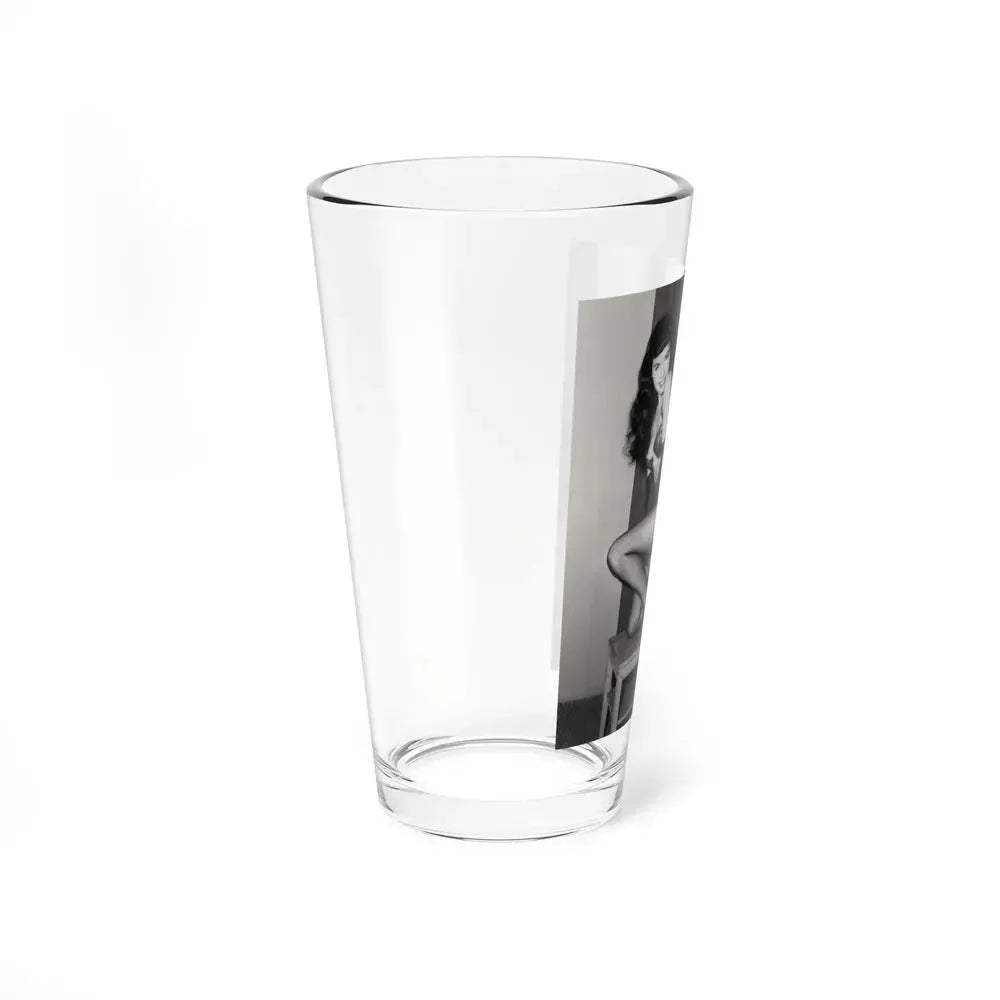 Bettie Page #586 (Vintage Female Icon) Pint Glass 16oz - Go Mug Yourself