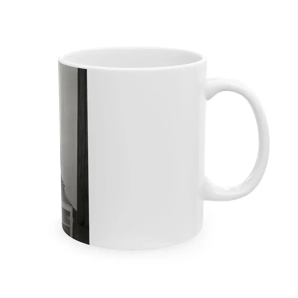 Bettie Page #586 (Vintage Female Icon) White Coffee Mug - Go Mug Yourself
