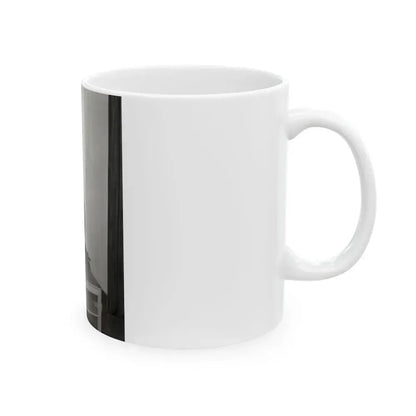 Bettie Page #586 (Vintage Female Icon) White Coffee Mug - Go Mug Yourself