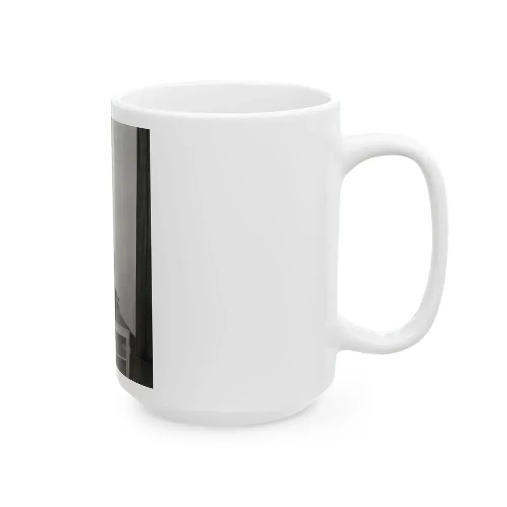 Bettie Page #586 (Vintage Female Icon) White Coffee Mug - Go Mug Yourself