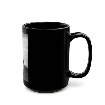 Bettie Page #587 (Vintage Female Icon) Black Coffee Mug - Go Mug Yourself