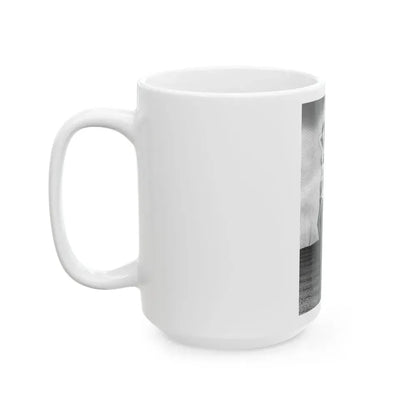 Bettie Page #587 (Vintage Female Icon) White Coffee Mug - Go Mug Yourself