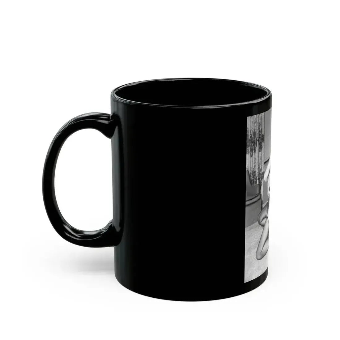 Bettie Page #588 (Vintage Female Icon) Black Coffee Mug - Go Mug Yourself
