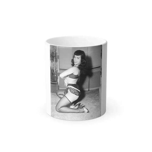 Bettie Page #588 (Vintage Female Icon) Color Changing Mug 11oz 11oz - Go Mug Yourself