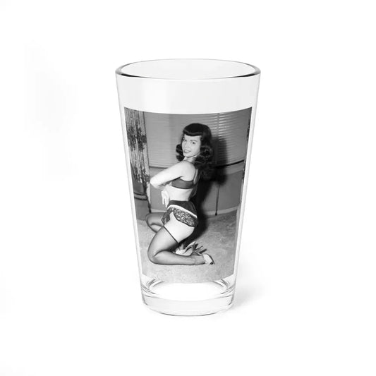 Bettie Page #588 (Vintage Female Icon) Pint Glass 16oz 16oz - Go Mug Yourself