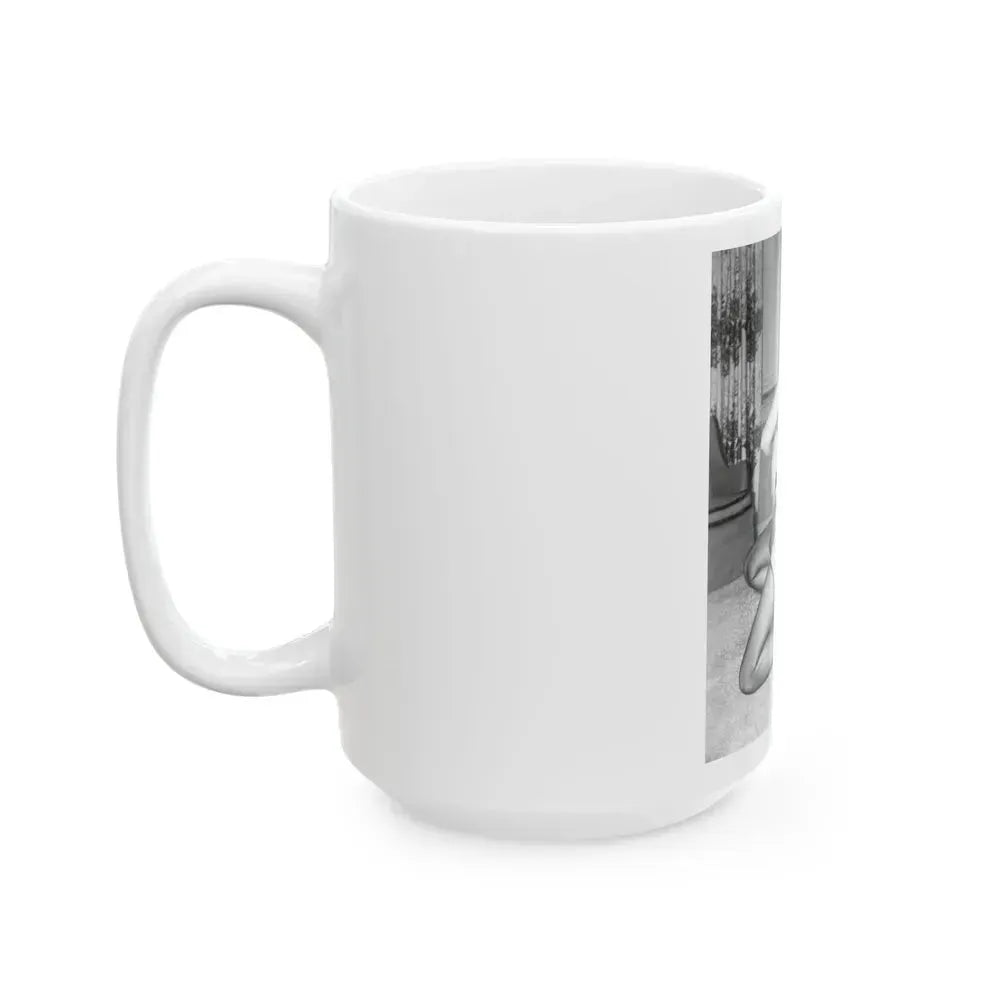 Bettie Page #588 (Vintage Female Icon) White Coffee Mug - Go Mug Yourself