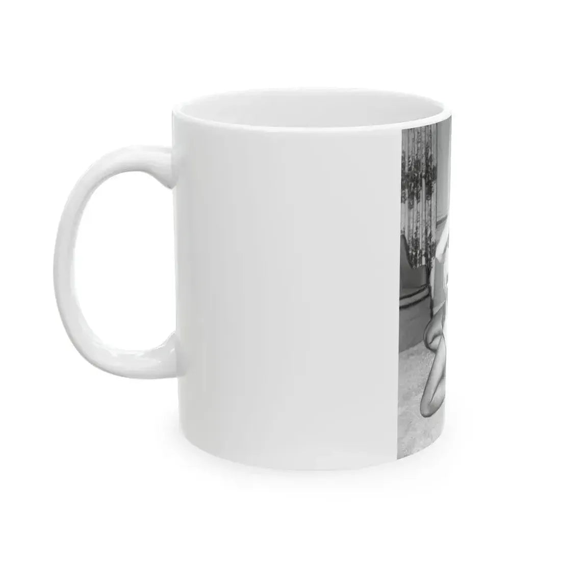 Bettie Page #588 (Vintage Female Icon) White Coffee Mug - Go Mug Yourself