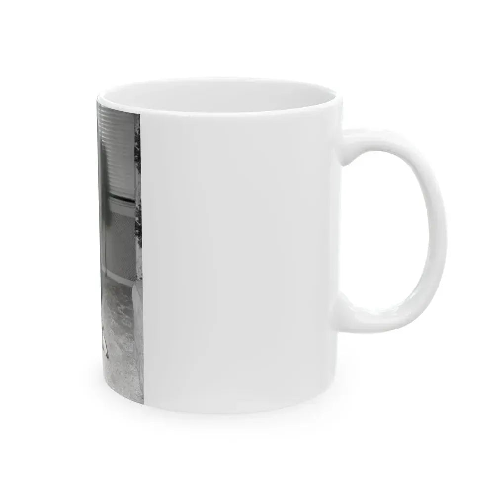 Bettie Page #588 (Vintage Female Icon) White Coffee Mug - Go Mug Yourself